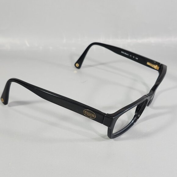 Coach Eyeglasses HC 6040 Brooklyn Frame Only 5002 Black Rectangle 50 16 135 - Picture 13 of 16